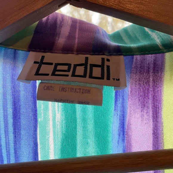 Vintage teddi Patterned Windbreaker - Picture 3 of 4